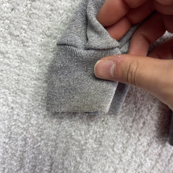 Vintage 90s Brooks Athletic Grey Sweatshirt Retro Pullover College Style Read - Picture 13 of 14